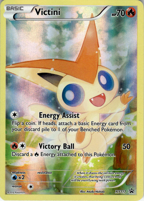 POKEMON VICTINI XY117 HOLO PROMO XY PROMO NEAR MINT