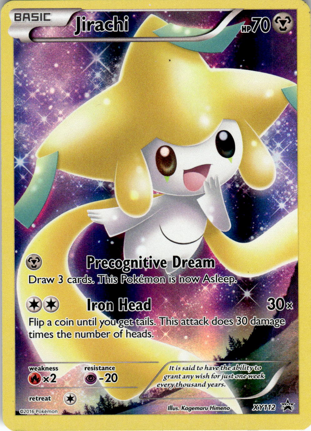 POKEMON JIRACHI XY112 HOLO PROMO XY PROMO LIGHTLY PLAYED